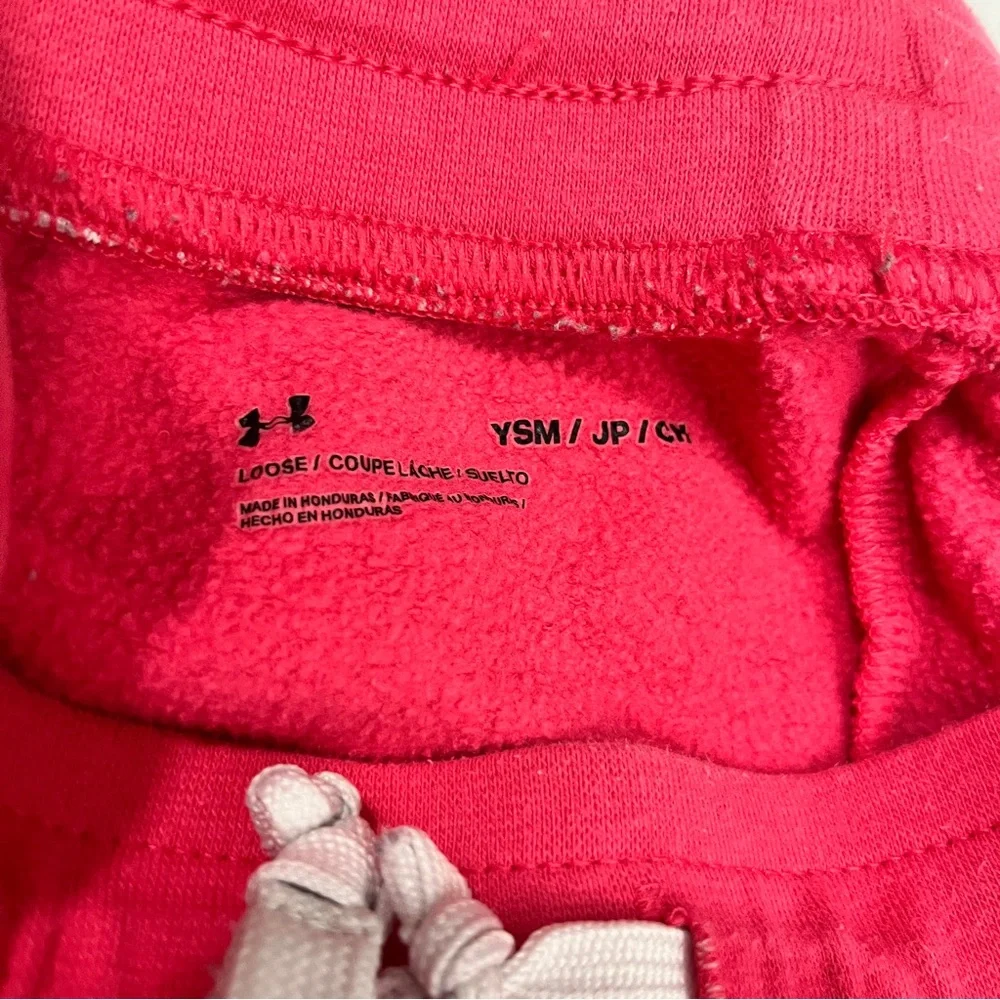 Under Armour Kids Girls Pink‎ Jogger Sweatpants size youth small joggers